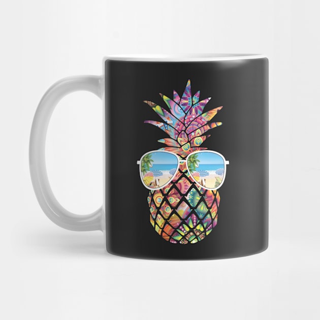 Pineapple With Sunglasses by Estrytee